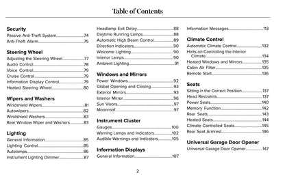 2017 Lincoln MKC Owner's Manual | English US
