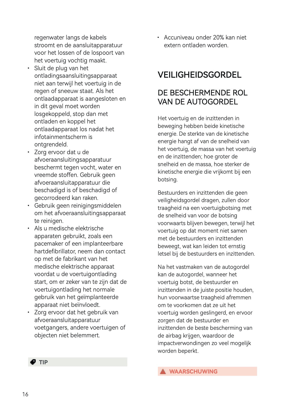 2025-2026 Leapmotor B10 Owner's Manual | Dutch