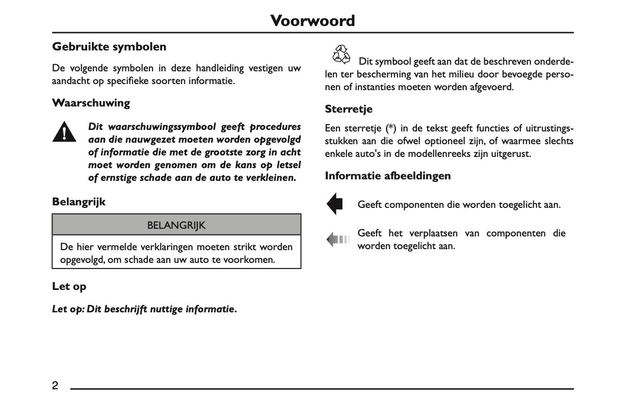 2022 MG Marvel R Owner's Manual | Dutch