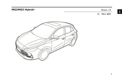 2025 MG MG3 Owner's Manual | German