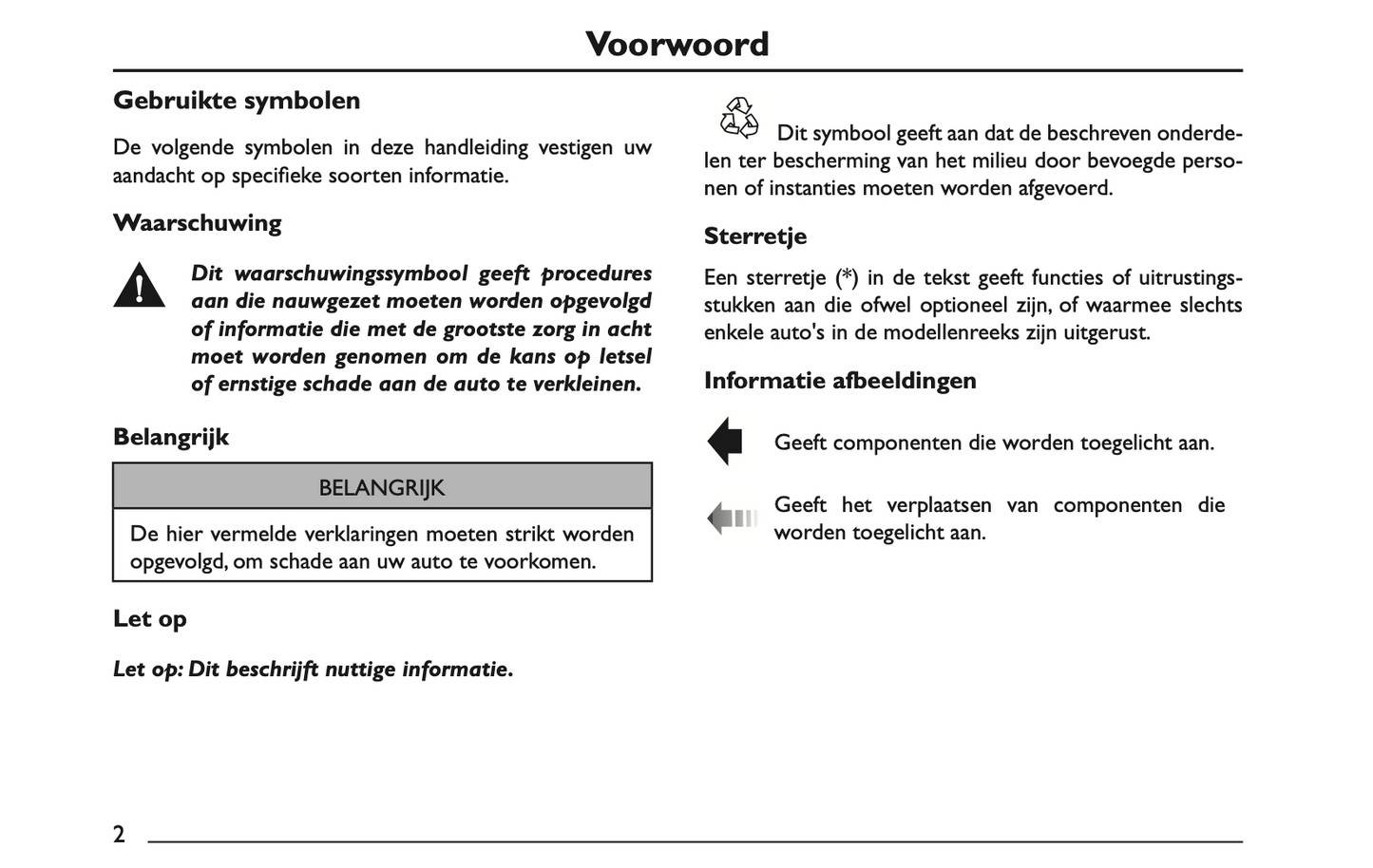 2022 MG MG5 Owner's Manual | Dutch