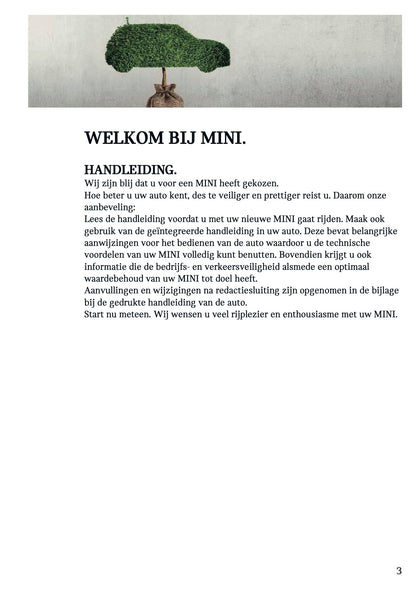 2021-2022 Mini Clubman Owner's Manual | Dutch