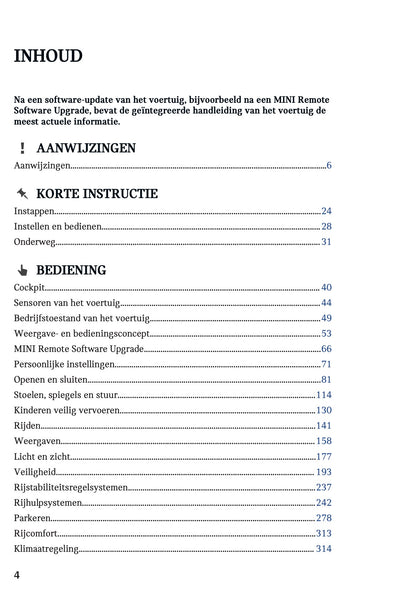 2024 Mini Countryman Owner's Manual | Dutch