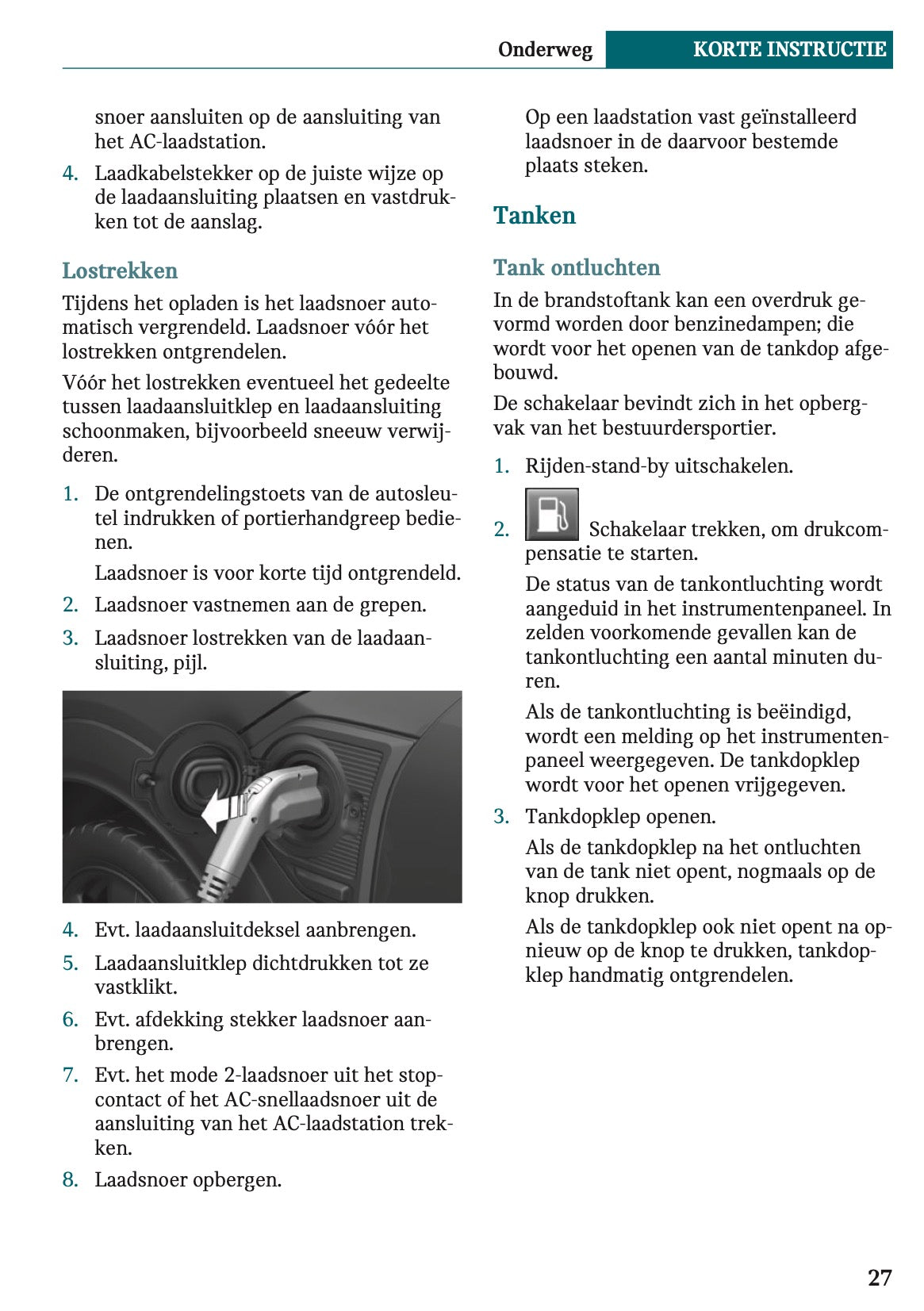 2020-2021 Mini Countryman Plug-in-Hybrid Owner's Manual | Dutch