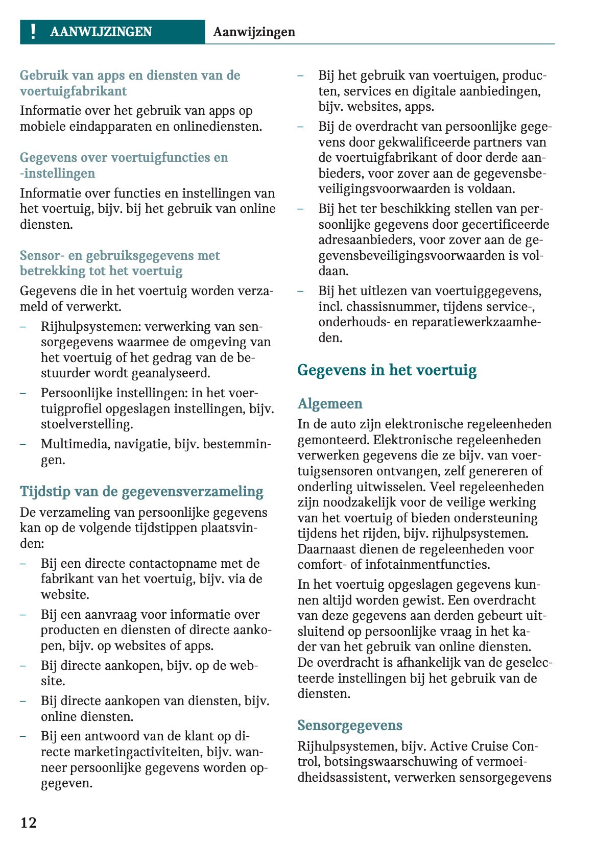 2023 Mini Mini Owner's Manual | Dutch