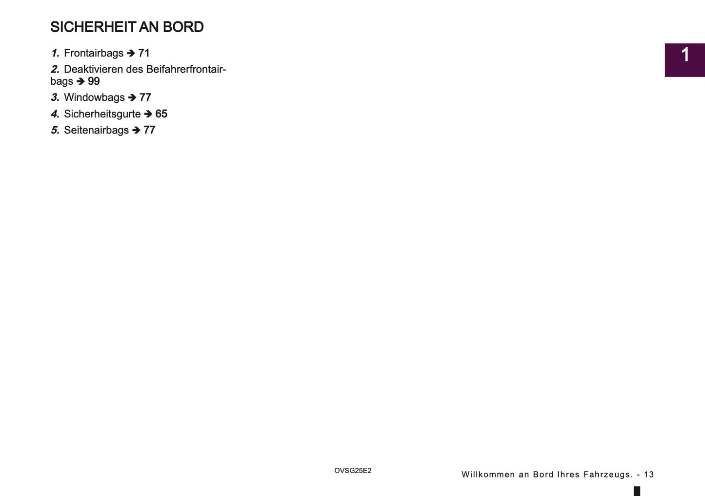 2025 Mitsubishi ASX Owner's Manual | German