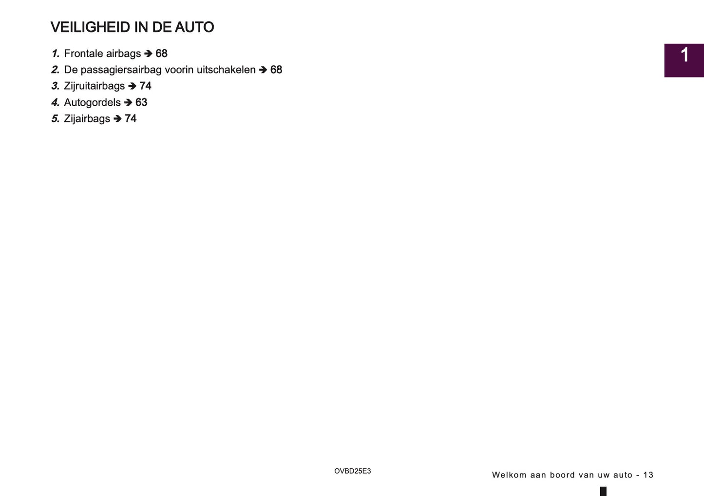 2025 Mitsubishi Colt Owner's Manual | Dutch