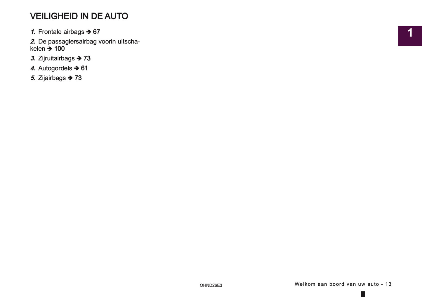 2026 Mitsubishi Grandis Owner's Manual | Dutch