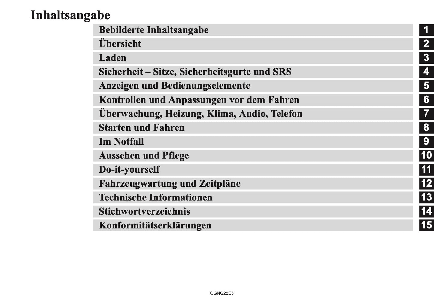 2025 Mitsubishi Outlander PHEV Bedienungsanleitung | Deutsch