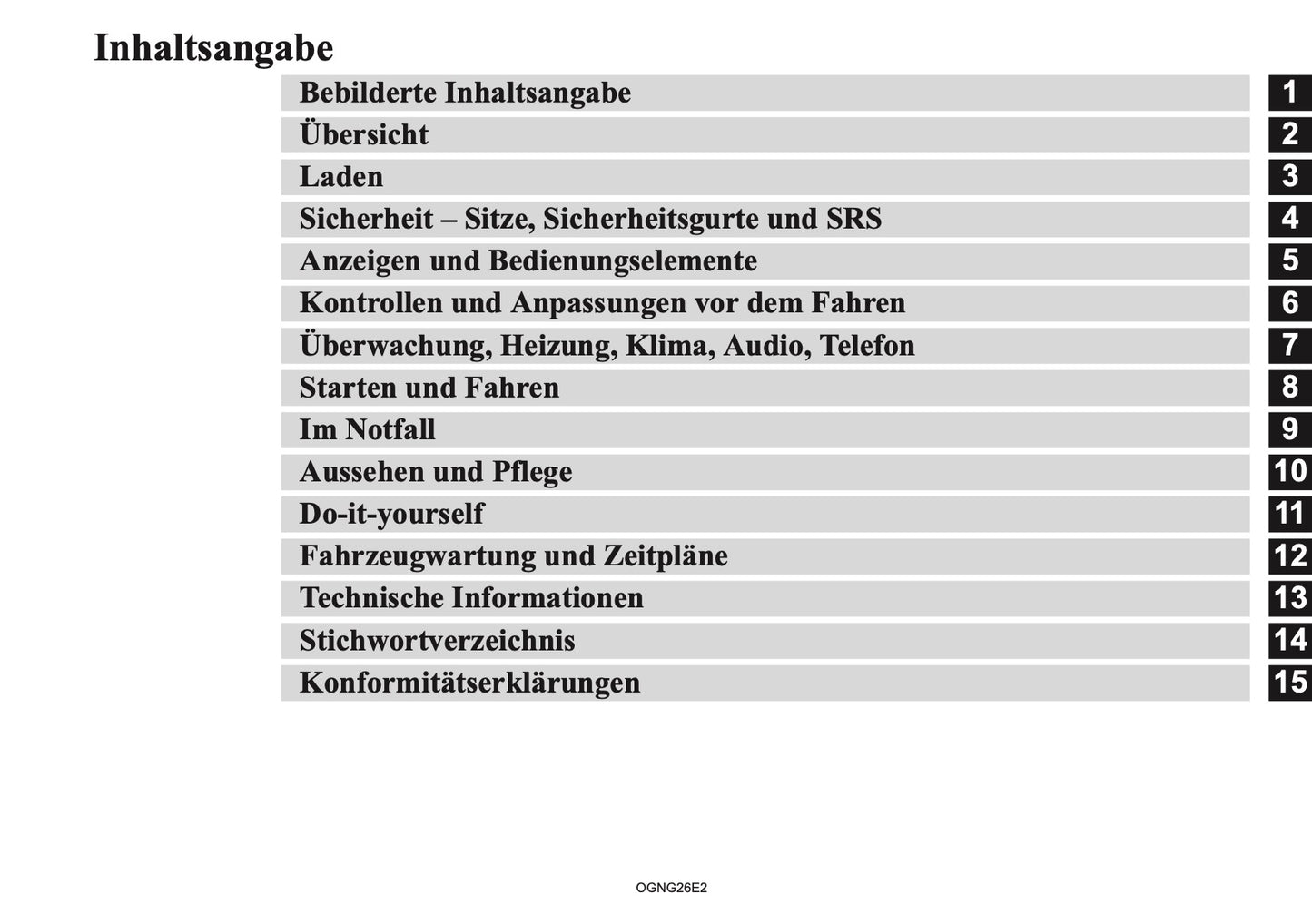 2026 Mitsubishi Outlander PHEV Bedienungsanleitung | Deutsch