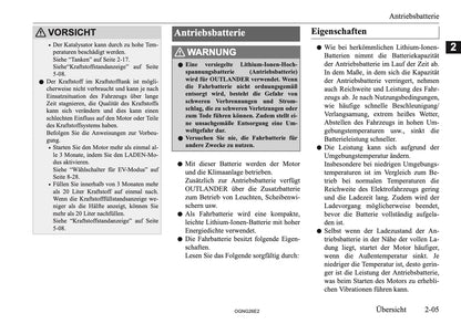 2026 Mitsubishi Outlander PHEV Bedienungsanleitung | Deutsch