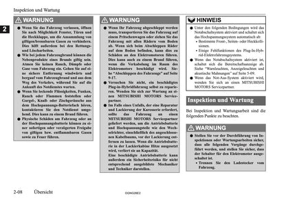 2026 Mitsubishi Outlander PHEV Bedienungsanleitung | Deutsch
