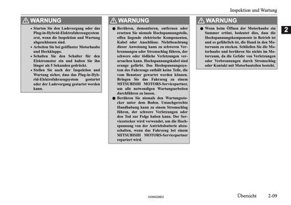 2026 Mitsubishi Outlander PHEV Bedienungsanleitung | Deutsch