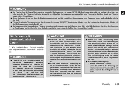 2026 Mitsubishi Outlander PHEV Bedienungsanleitung | Deutsch