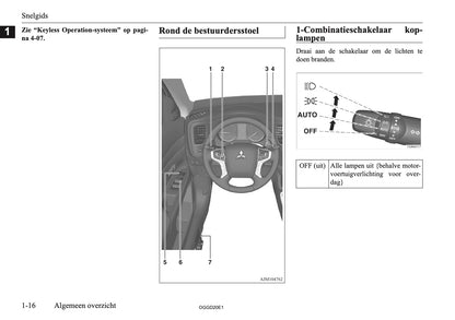 2020-2021 Mitsubishi Outlander PHEV Owner's Manual | Dutch