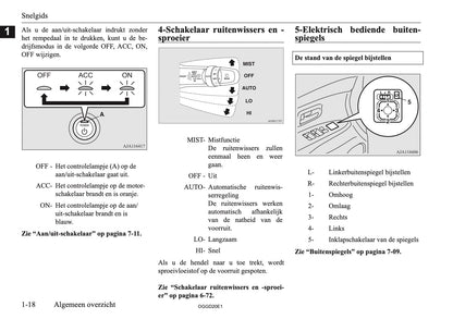 2020-2021 Mitsubishi Outlander PHEV Owner's Manual | Dutch