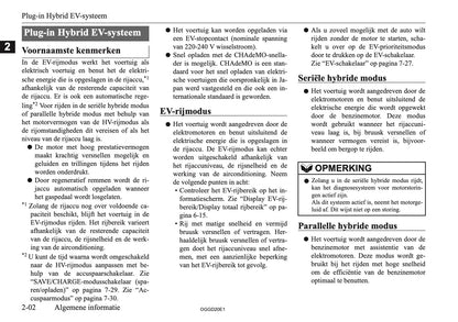 2020-2021 Mitsubishi Outlander PHEV Owner's Manual | Dutch