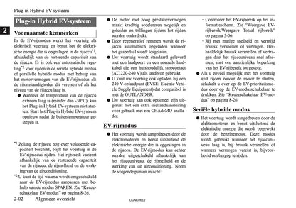 2026 Mitsubishi Outlander PHEV Owner's Manual | Dutch
