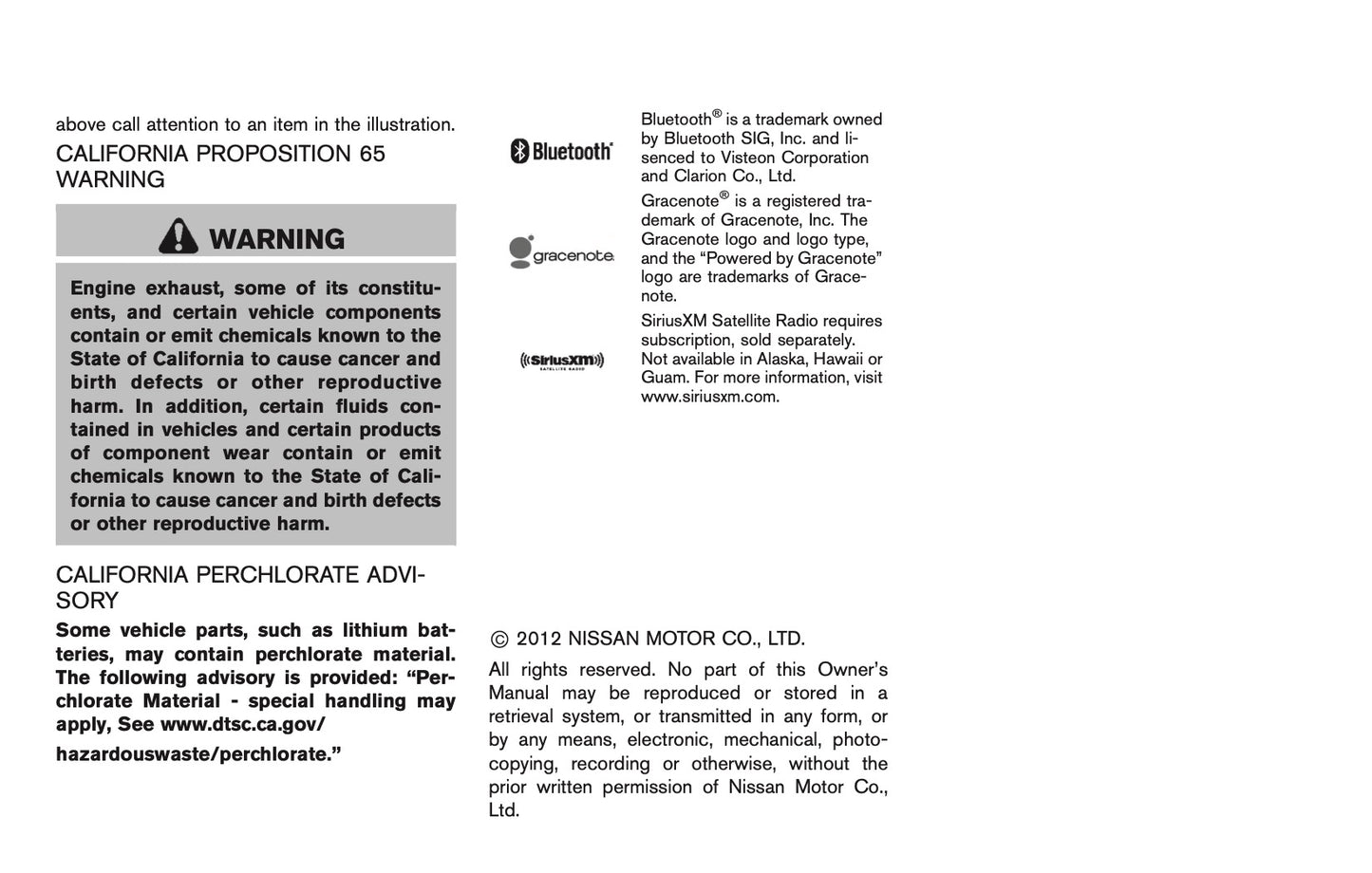 2013 Nissan Murano Owner's Manual | English