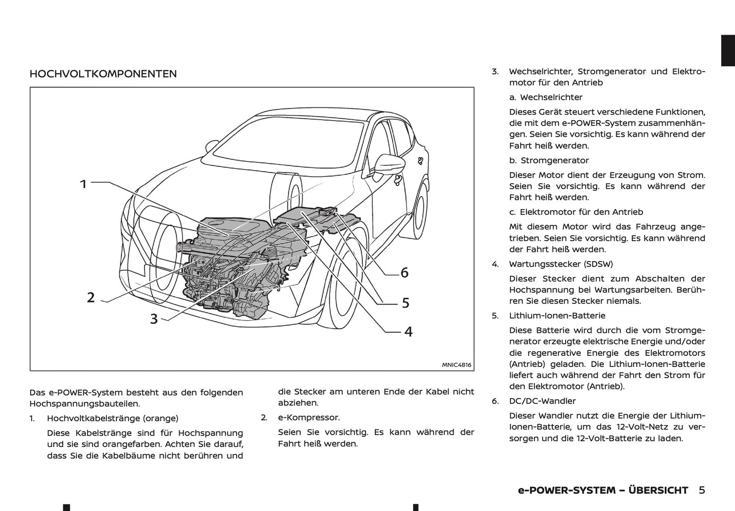 2026 Nissan Qashqai e-Power Bedienungsanleitung | Deutsch