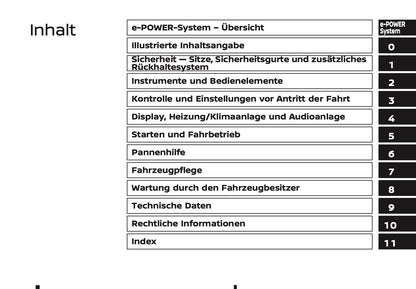 2026 Nissan Qashqai e-Power Bedienungsanleitung | Deutsch