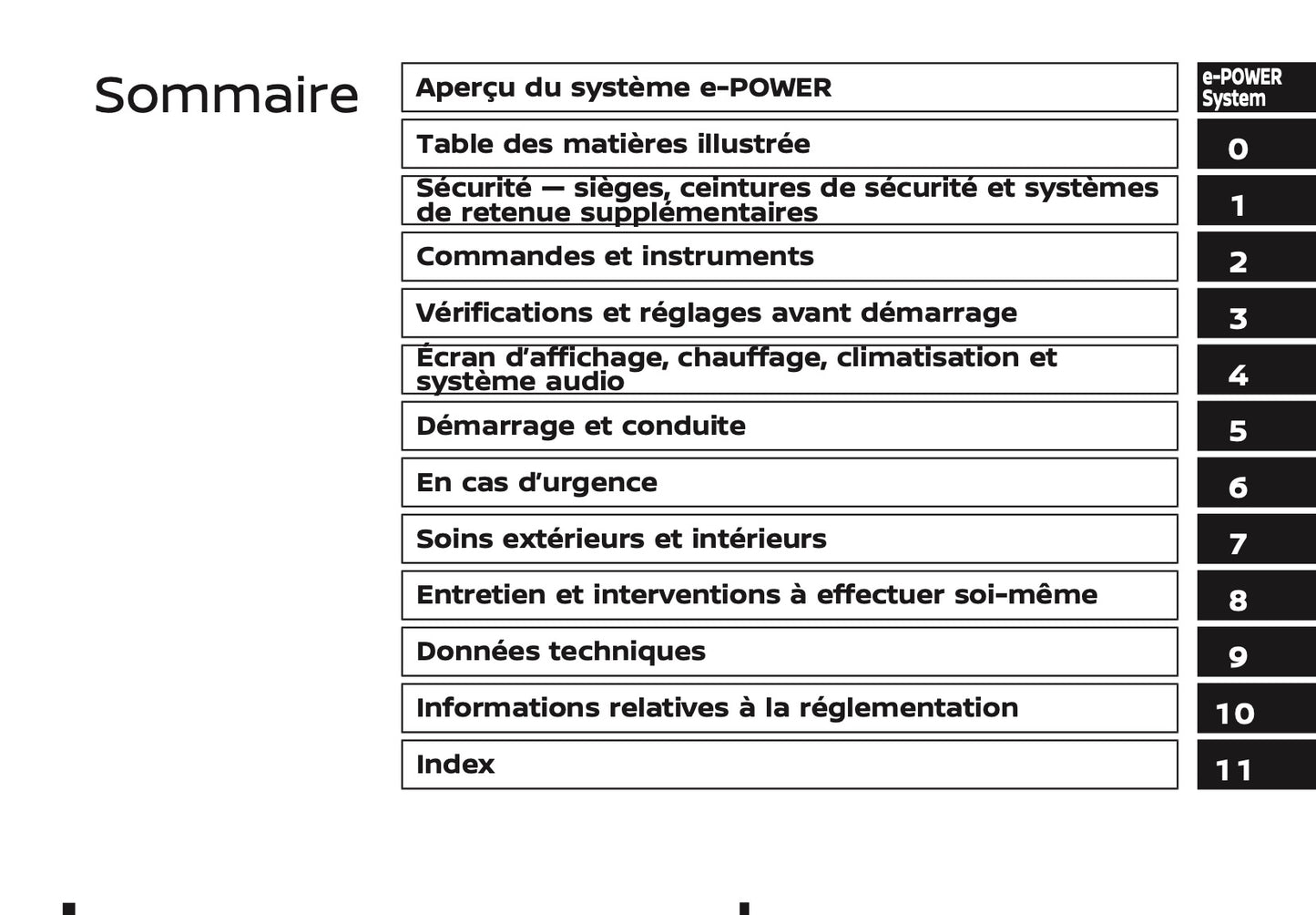 2026 Nissan Qashqai e-Power Manuel du propriétaire | Français