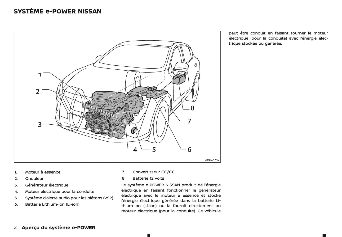 2026 Nissan Qashqai e-Power Manuel du propriétaire | Français