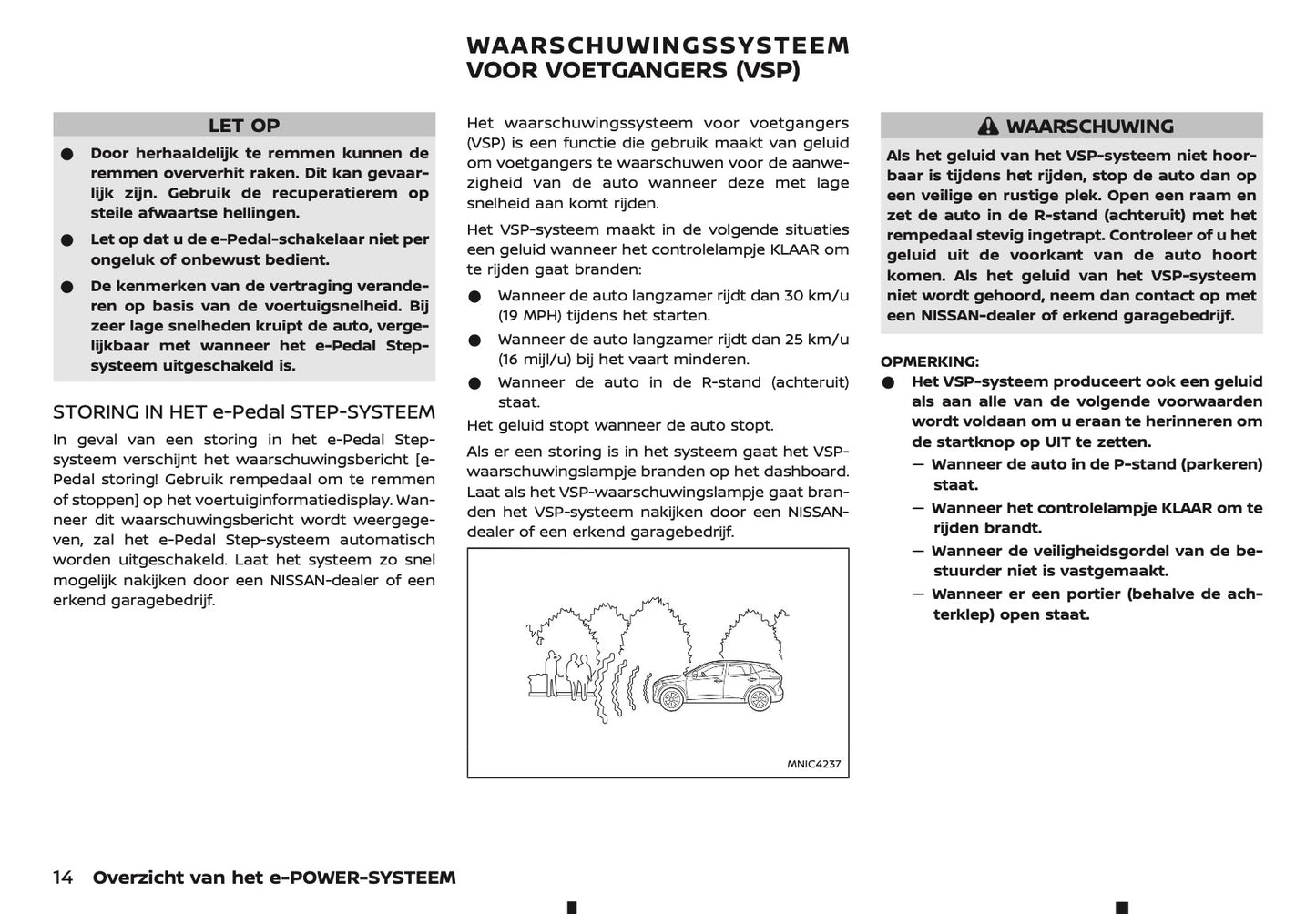 2026 Nissan Qashqai e-Power Owner's Manual | Dutch