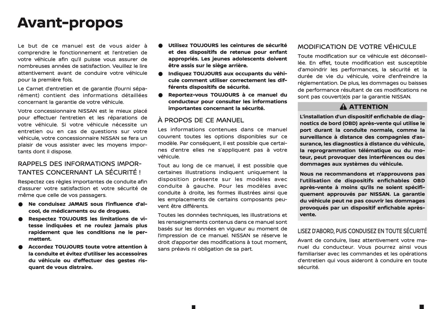 2024-2025 Nissan Qashqai Manuel du propriétaire | Français
