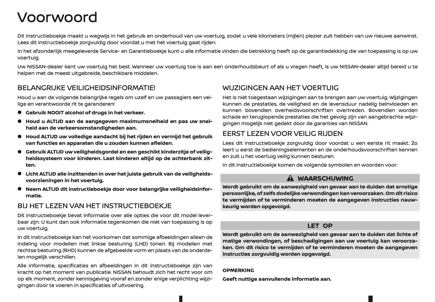 2021-2022 Nissan Qashqai Owner's Manual | Dutch