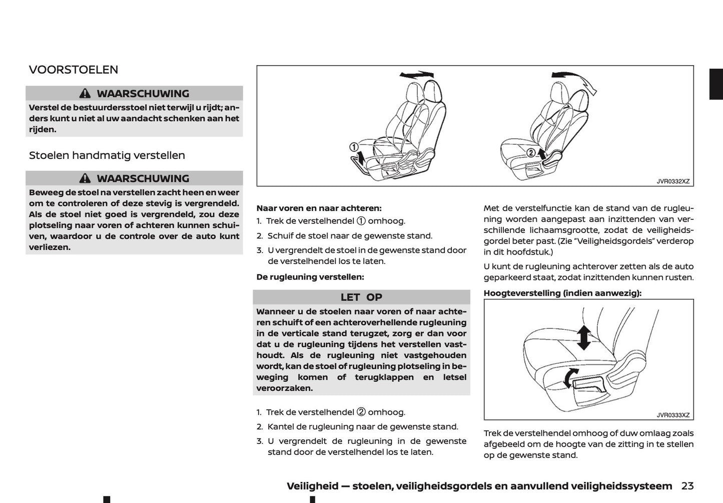 2020-2021 Nissan X-Trail Owner's Manual | Dutch