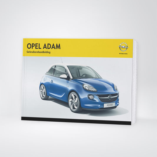 2013 Opel Adam Owner's Manual | Dutch
