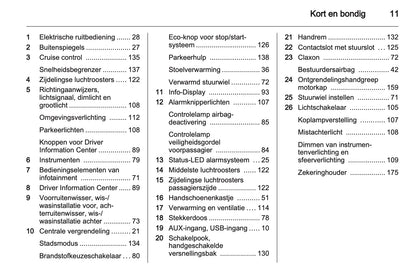 2013 Opel Adam Owner's Manual | Dutch
