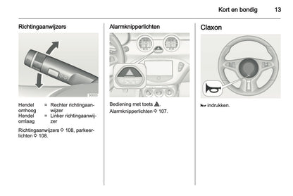 2013 Opel Adam Owner's Manual | Dutch
