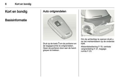 2013 Opel Adam Owner's Manual | Dutch