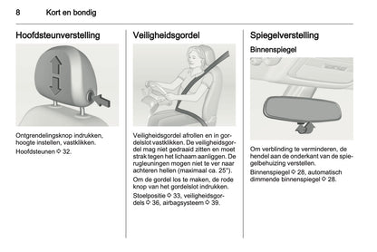 2013 Opel Adam Owner's Manual | Dutch
