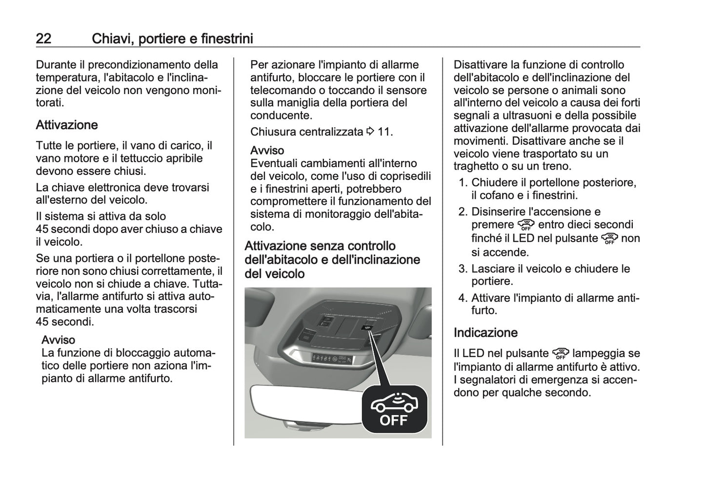 2023-2024 Opel Astra Owner's Manual | Italian
