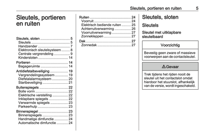 2024-2025 Opel Astra Gebruikershandleiding | Nederlands