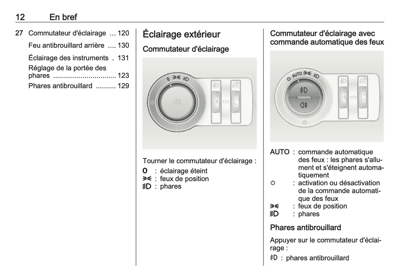 2016 Opel Cascada Owner's Manual | French
