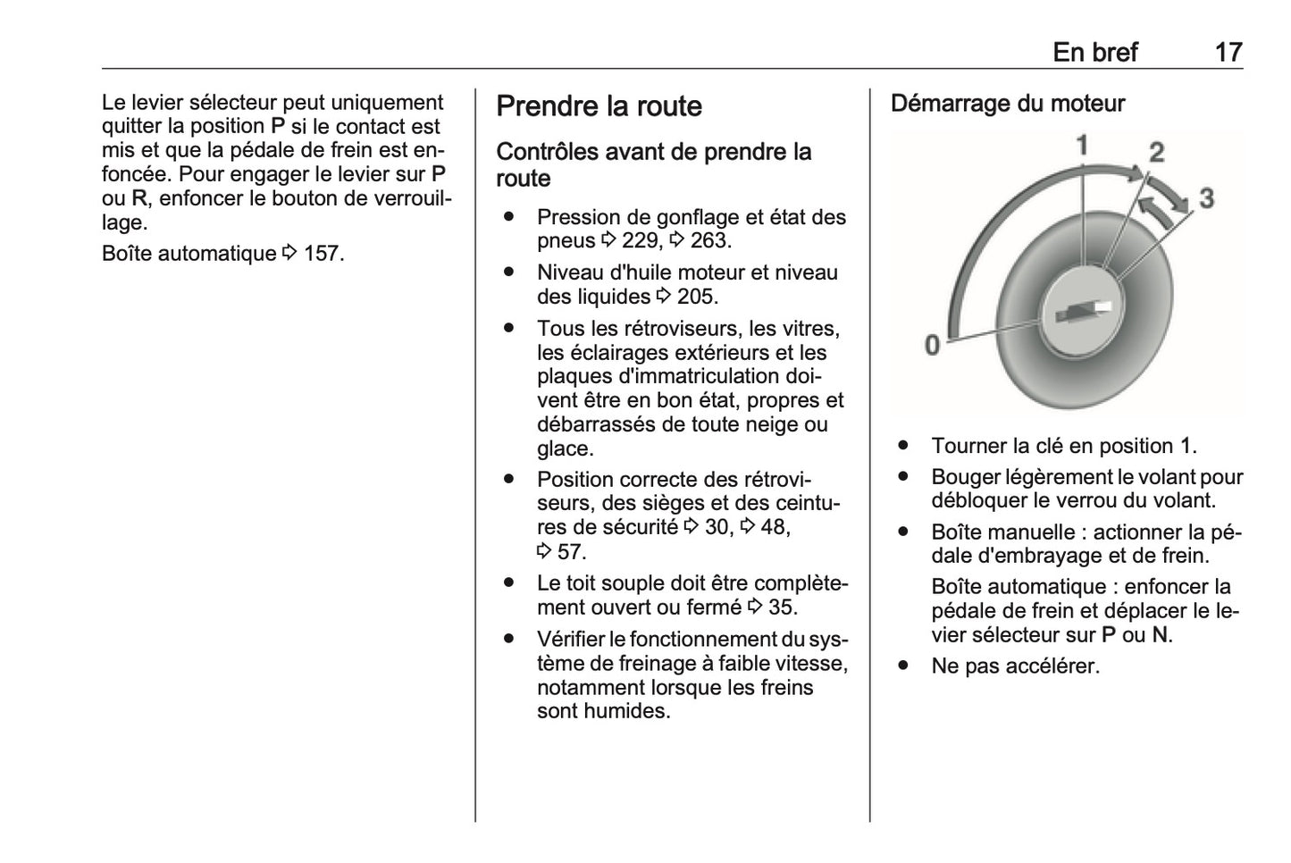 2016 Opel Cascada Owner's Manual | French