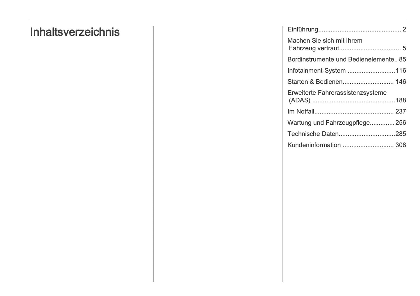 2025 Opel Combo Bedienungsanleitung | Deutsch