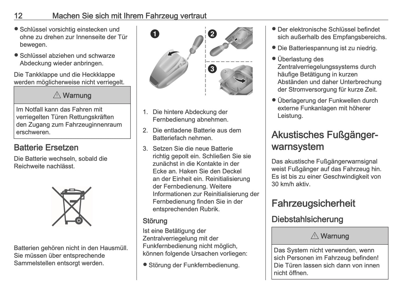 2025 Opel Combo Bedienungsanleitung | Deutsch