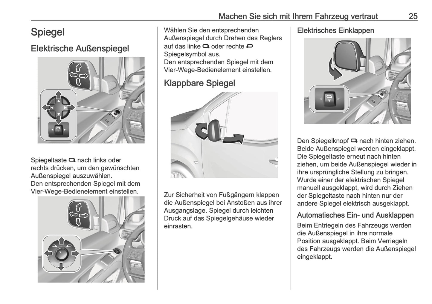 2025 Opel Combo Bedienungsanleitung | Deutsch