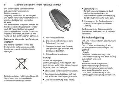 2025 Opel Combo Bedienungsanleitung | Deutsch