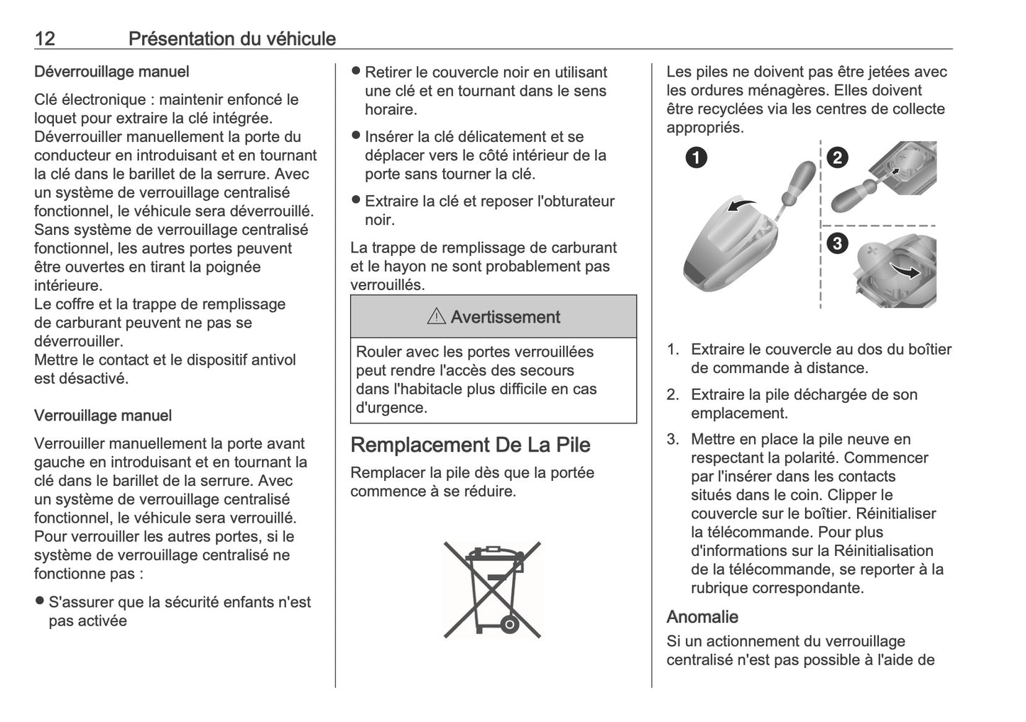 2025 Opel Combo Owner's Manual | French