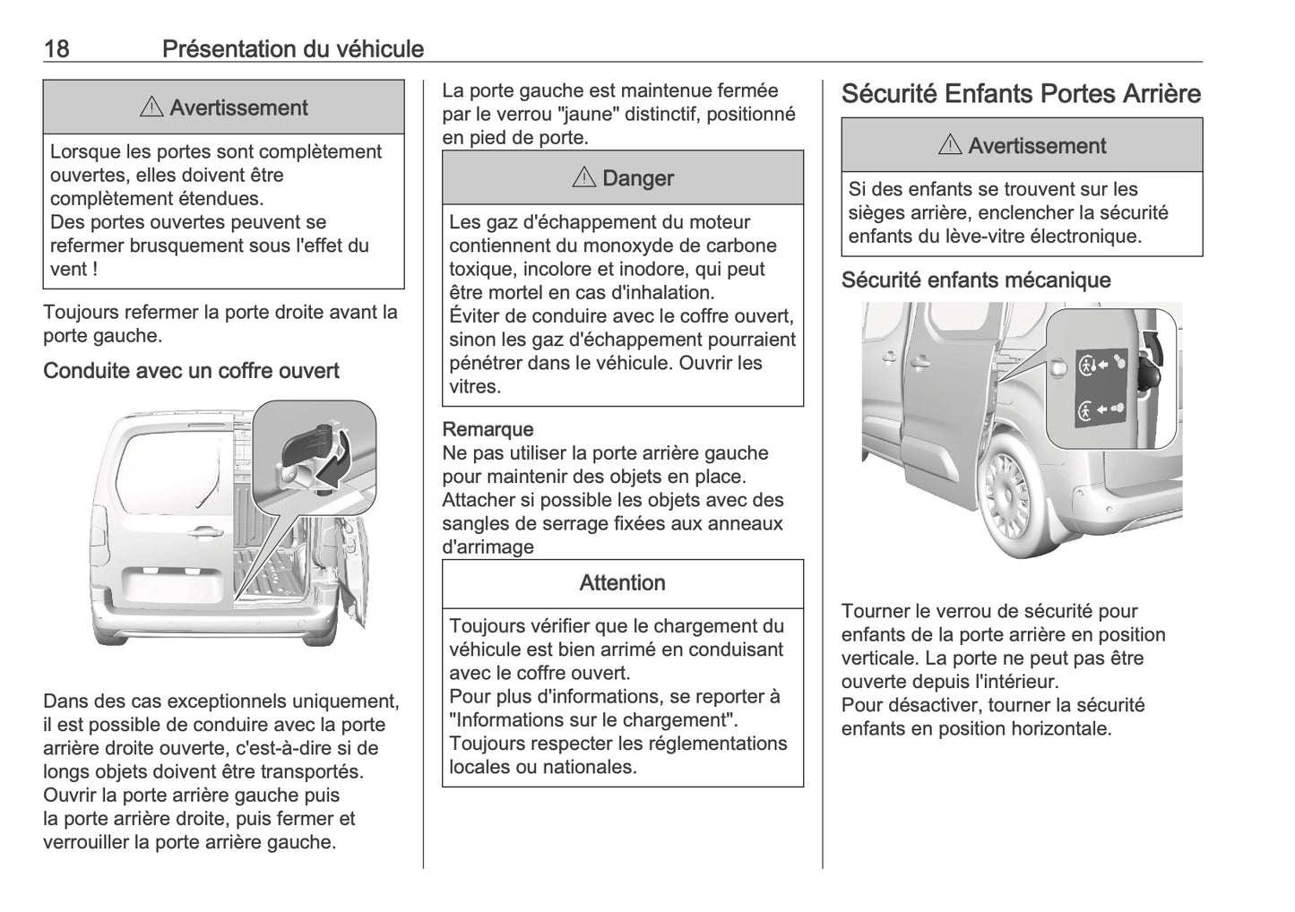 2025 Opel Combo Owner's Manual | French
