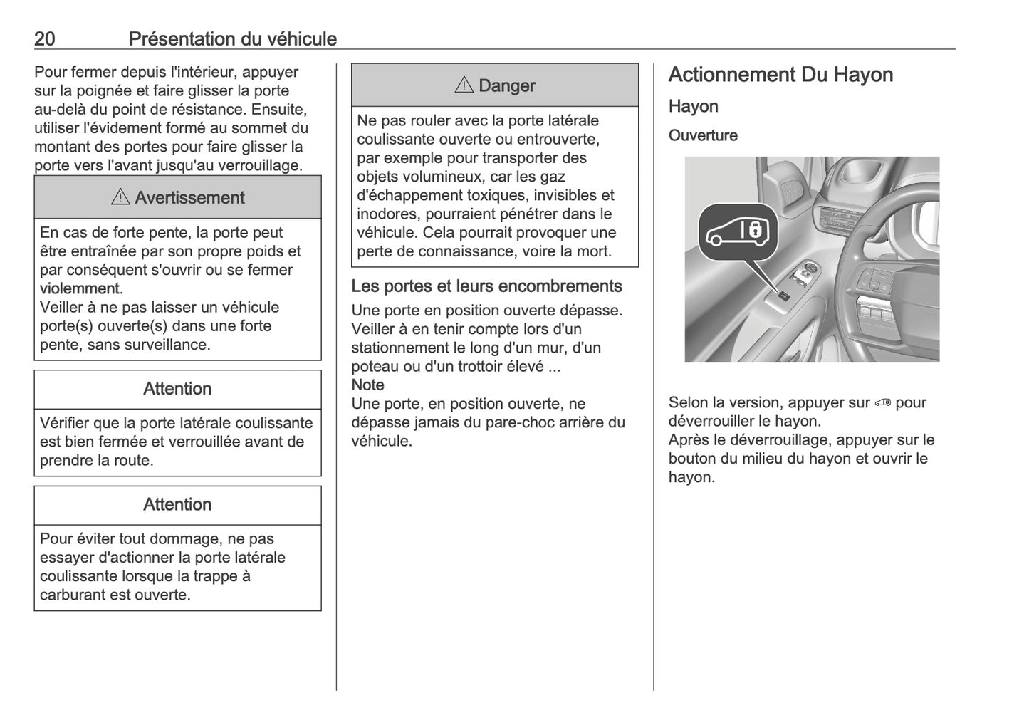 2025 Opel Combo Owner's Manual | French