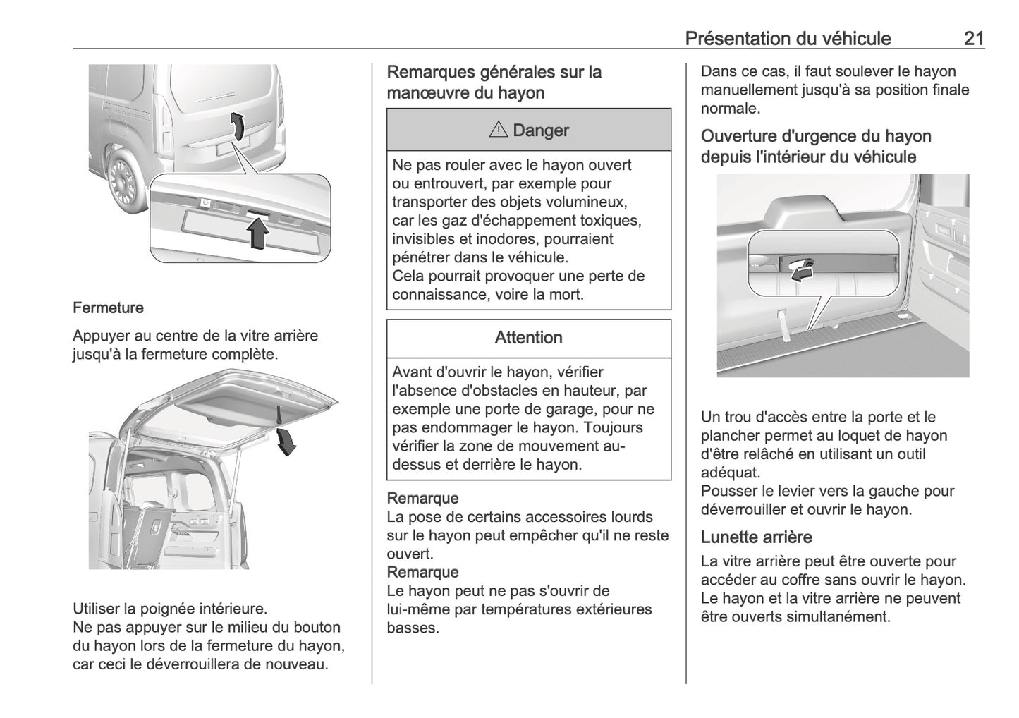 2025 Opel Combo Owner's Manual | French