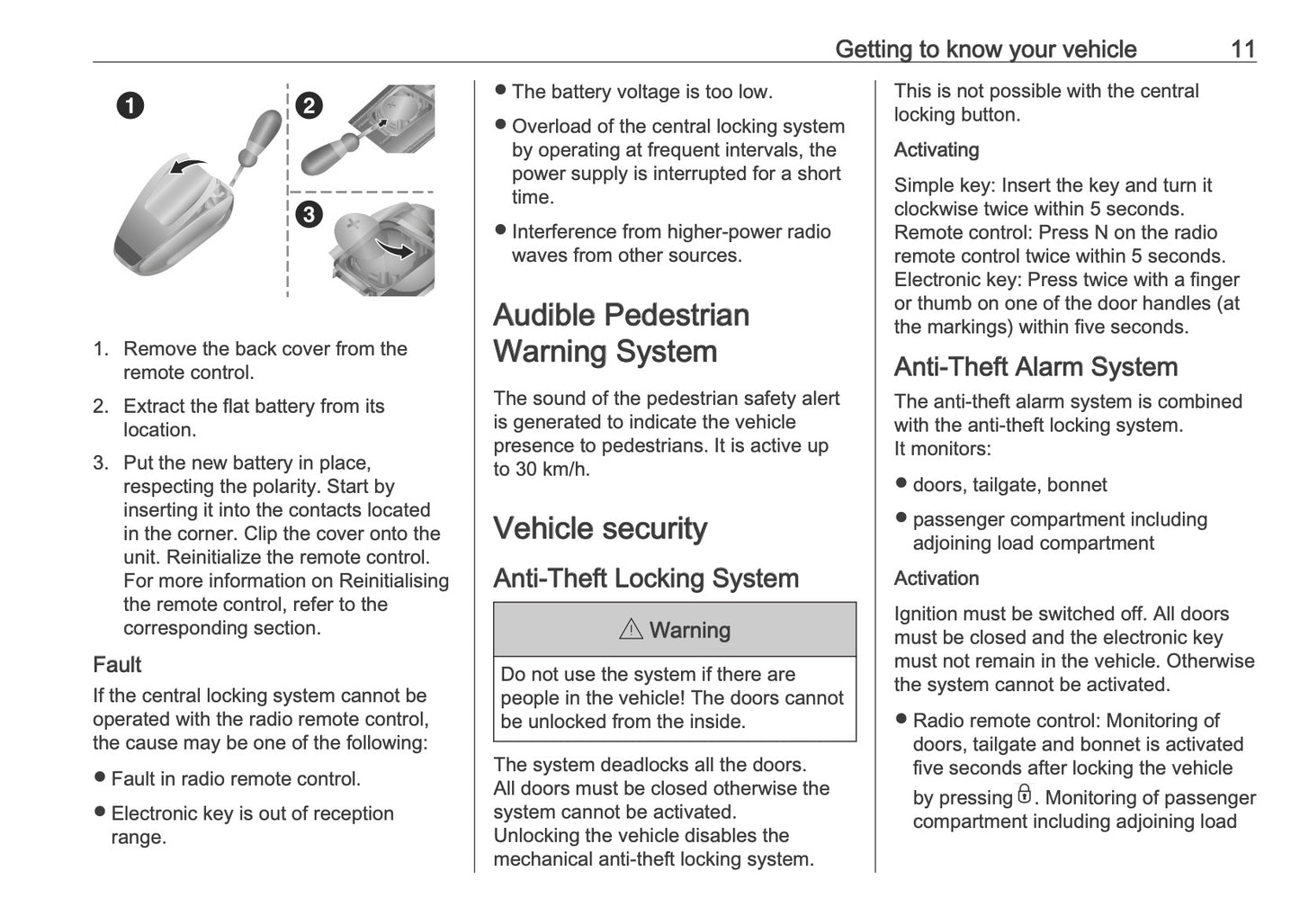 2025 Opel Combo Owner's Manual | English