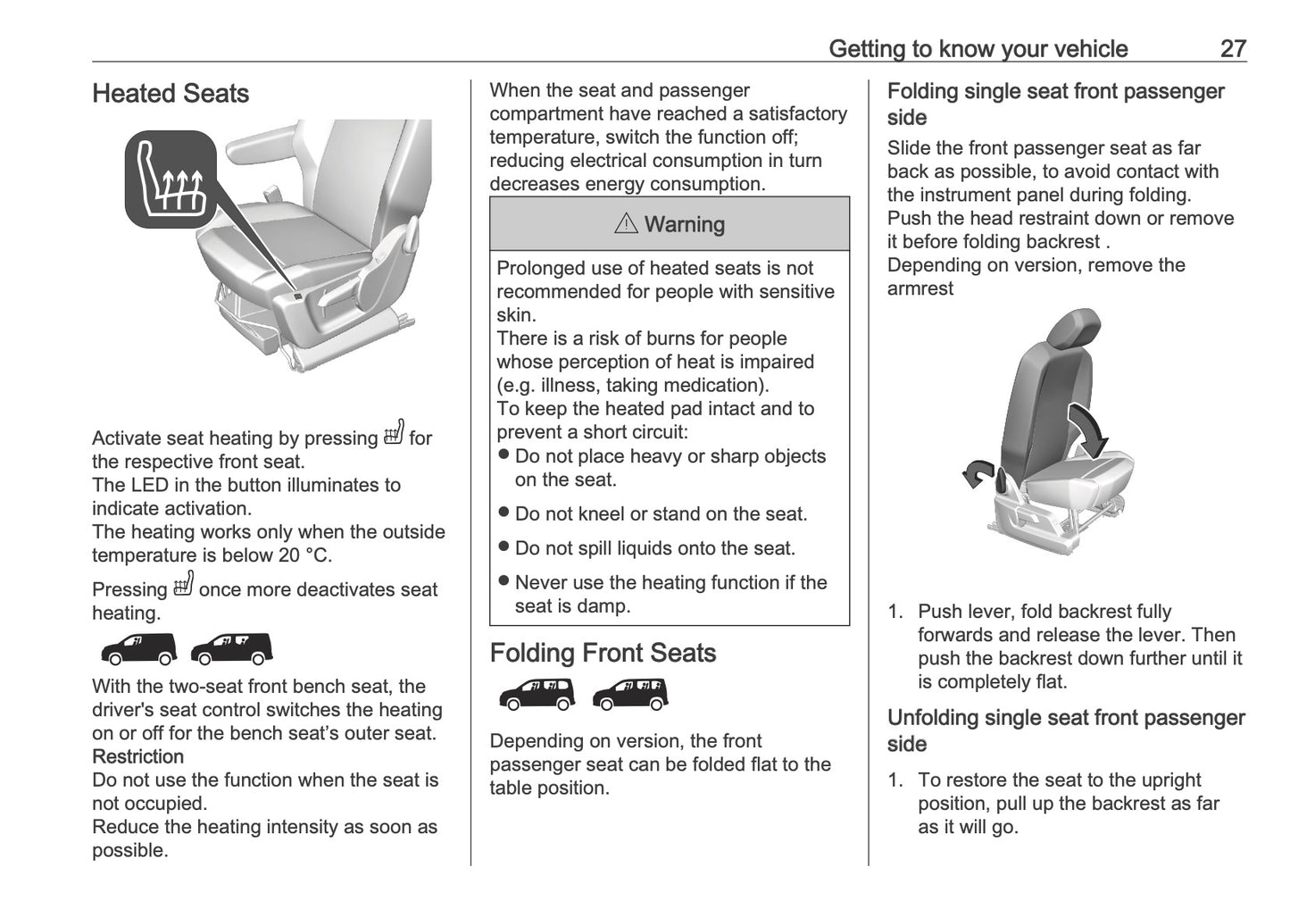 2025 Opel Combo Owner's Manual | English